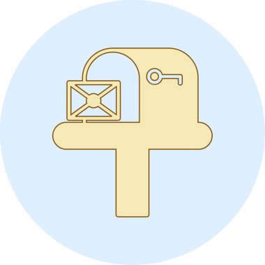 Modern bir simgenin vektör illüstrasyonu