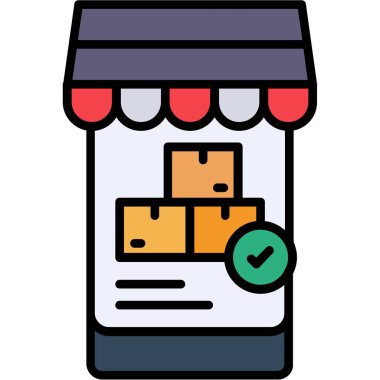 İnternetten alışveriş. Basit tasarım