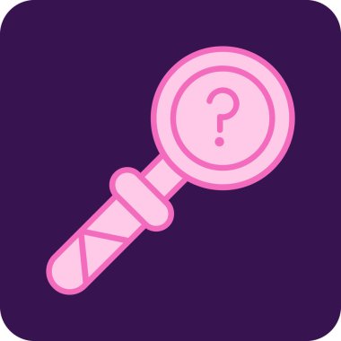 Büyüteç simgesi. düz dizayn.