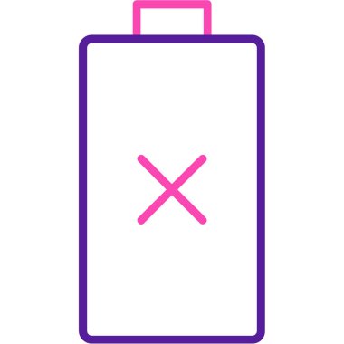 Pil. Web simgesi basit illüstrasyon