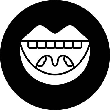 İnsan dişlerinin vektör simgesi