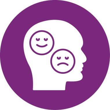 Konuşma baloncukları olan üzgün bir adam. vektör illüstrasyonu.