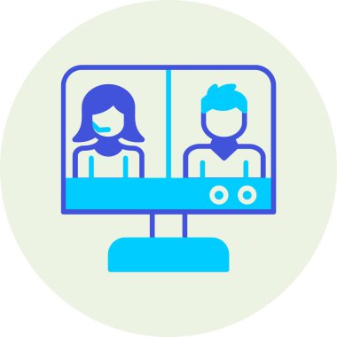 İnsan simgesinin vektör illüstrasyonu