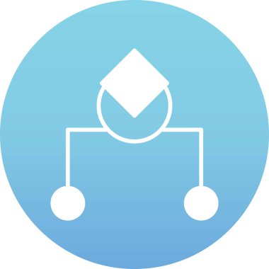 Tek bir simgenin vektör illüstrasyonu