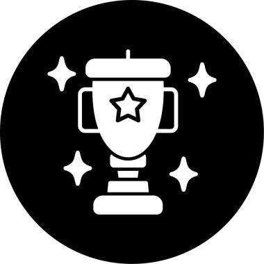 Kupa. Web simgesi basit tasarım