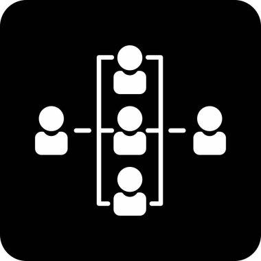 iş vektörü glyph düz simgesi