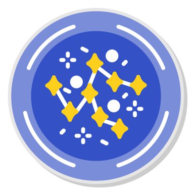 Mavi ve beyaz arkaplanın vektör çizimi