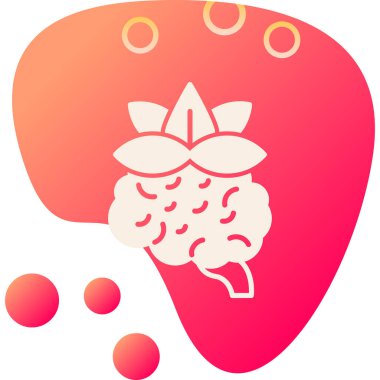 Beyin. Web simgesi basit illüstrasyon