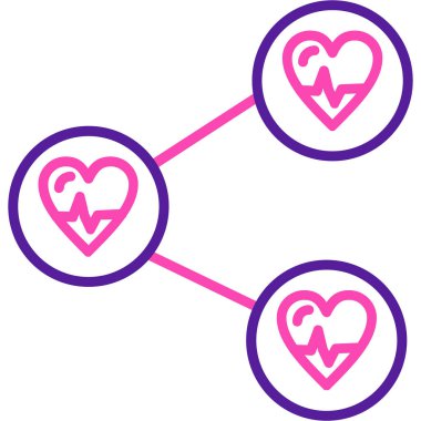 Oklu kalp. Basit tasarım