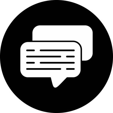 ileti simgesi, vektör illüstrasyonu