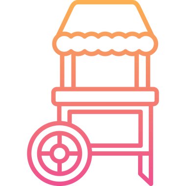 Gıda simgesinin vektör illüstrasyonu