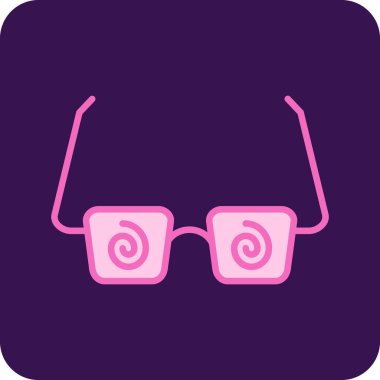 gözlük simgesi vektör illüstrasyonu