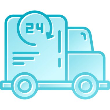 servis van vektör simgesi