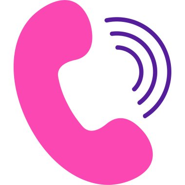 Çağrı. Web simgesi basit illüstrasyon