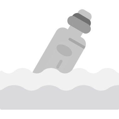 Su. Web simgesi basit illüstrasyon