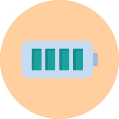 Pil. Web simgesi basit tasarım