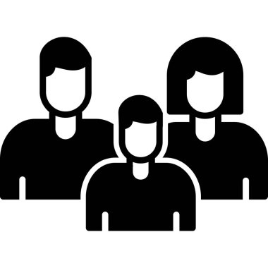 grup insanları ana hatlar biçiminde grup simgesi