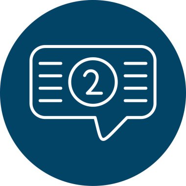 ileti ikonu vektör illüstrasyonu