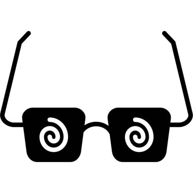 Gözlük simgesi, basit tarzı