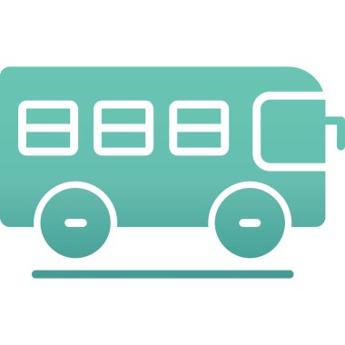 Araba simgesinin vektör illüstrasyonu