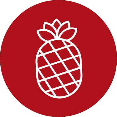 meyve ikonu vektör illüstrasyonu