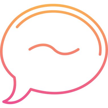 Konuşma baloncuğunun vektör çizimi