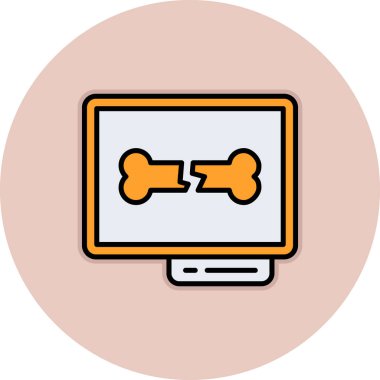 Modern simgenin vektör illüstrasyonu