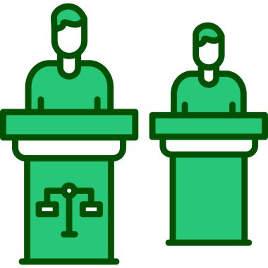 tribün simge vektör çizim