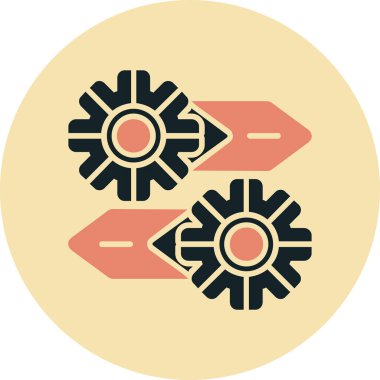 seo modern simgesinin vektör illüstrasyonu