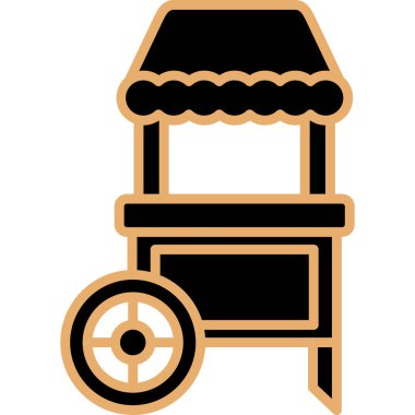 Bir besin simgesinin vektör illüstrasyonu