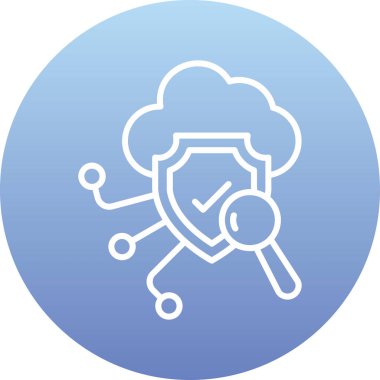 şebeke. Web simgesi basit illüstrasyon