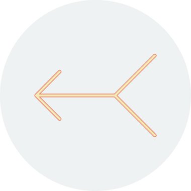 ok simgesi vektör illüstrasyonu