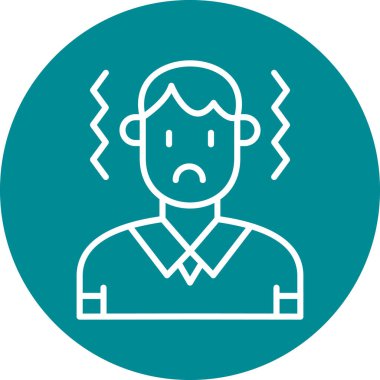 Adamım. Web simgesi basit illüstrasyon