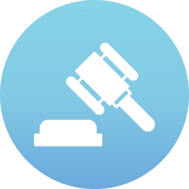 Law vektör simgesi modern basit illüstrasyon