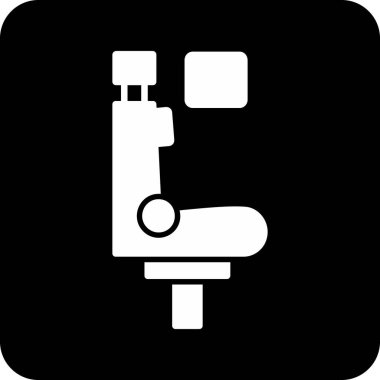 Projeniz için vektör mikroskobu simgesi