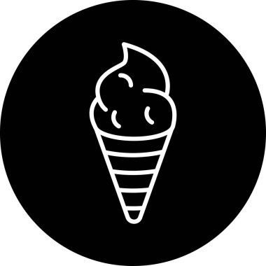 Vektör dondurma simgesi