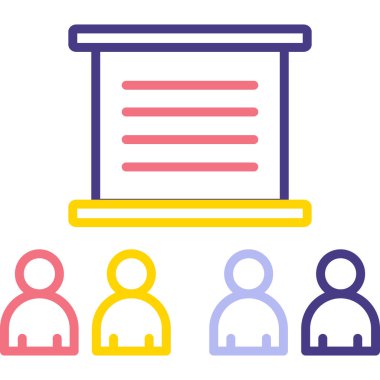 İnsan simgesinin vektör illüstrasyonu