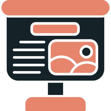 fotoğraf galerisi simgesi doldurulmuş taslak biçiminde