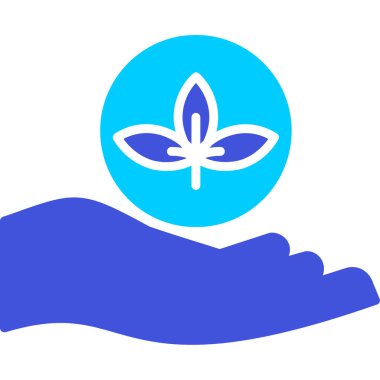 çiçek simgesi vektör illüstrasyonu