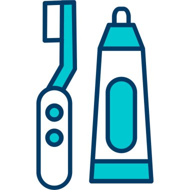 saç kurutma ikonu, vektör illüstrasyonu