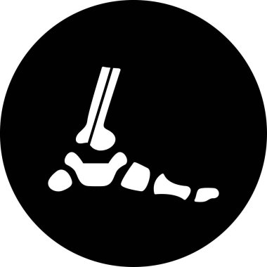 İnsan kemikleri simgesinin vektör illüstrasyonu