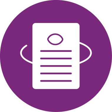 Pano simgesinin vektör illüstrasyonu