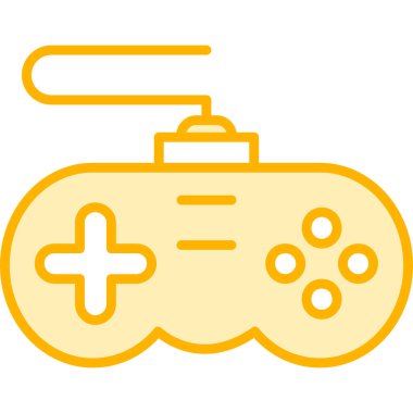 oyun konsolu simgesi. beyaz arkaplanda izole edilmiş web tasarımı için oyun denetleyici vektör simgesi