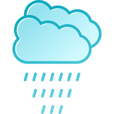 hava durumu web simgesi basit illüstrasyon