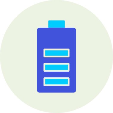 Pil. Web simgesi basit illüstrasyon