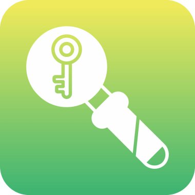 Modern b 'nin vektör çizimi anahtar simgesinden yoksun