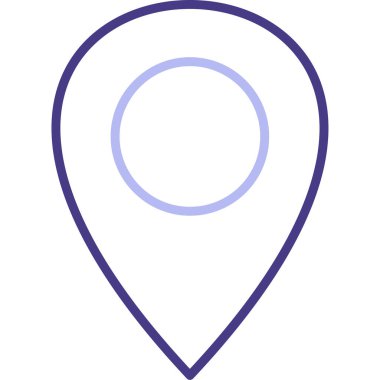 Harita işaretleyici simgesi. vektör illüstrasyonu