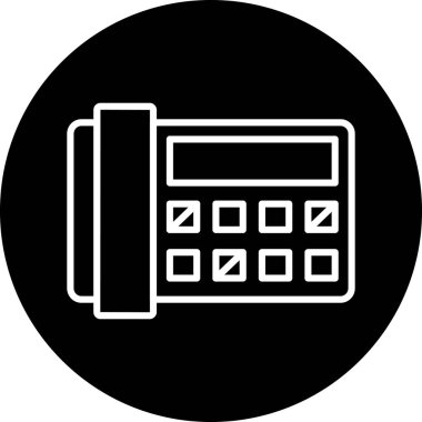 hesap makinesi simgesi vektör illüstrasyonu