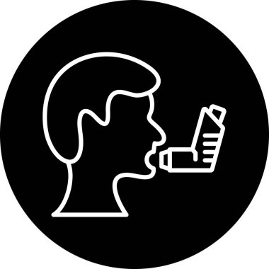 Elinde sigara tutan bir adamın vektör çizimi