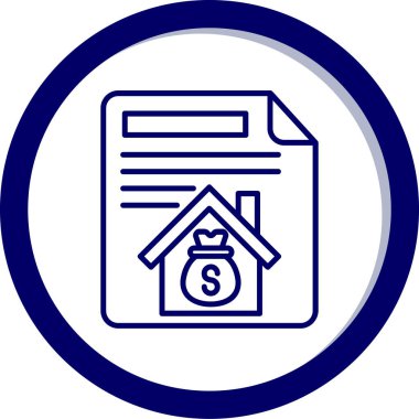 Dolar. Web simgesi basit illüstrasyon